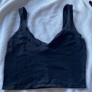 Pacsun Black Crop Top (me to we)